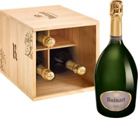 Weinpaket - Champagner Ruinart - Cave R De Ruinart - Holzkiste