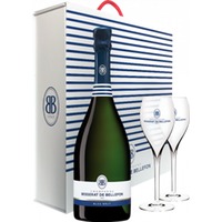 Champagner Besserat De Bellefon - Bleu Brut - En Geschenkset 2 Gläser