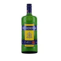Becherovka tschechischer Kräuterlikör , Karlsbad Tschechien