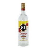 Cachaca 51 Zuckerrohrschnaps 1,0 l , Brasilien
