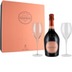 Laurent-Perrier Cuvée Rosé Champagne AOC 0,75 ℓ, Geschenkset mit Sektgläsern 