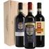 Fattoria dei Barbi Geschenkbox mit Brunello, Chianti und Morellino 