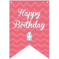 Formkarte unser Finne "Happy Birthday"