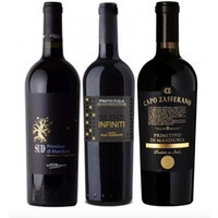 3er-Probierpaket Primitivo zum Kennenlernen , Hochwertige Rotweine