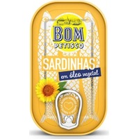 Bom Petisco Sardinen in Pflanzenöl 84g
