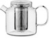 Teekanne Globe, 1200 ml Glas mit Edelstahlfilter 