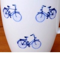 Blaue Fahrräder Design - mit Produktauswahl