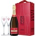 Piper-Heidsieck Cuvée Brut Champagne AOC 0,75 ℓ, Geschenkset mit Sektgläsern 