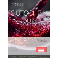 PRObioWEIN Geschenkgutschein 50€ - Download