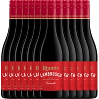 12er Vorteils-Weinpaket - Lambrusco Rosso Emilia IGT - Cantine Riunite