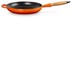 Bratpfanne mit Holzgriff 28 cm ofenrot 