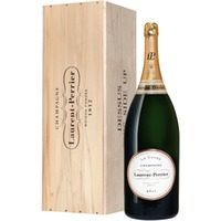 6l Laurent-Perrier La Cuvée Champagner Mathusalem in Holzkiste