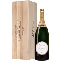 9l Laurent-Perrier La Cuvée Champagner Salmanazar-Flasche in Holzkiste