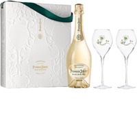 Perrier Jouet Blanc de Blanc mit 2 Gläsern in der Box