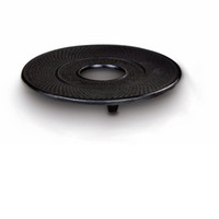 Untersetzer "Nangang", schwarz Gusseisen