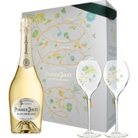 Champagner Perrier Jouët - Blanc De Blancs - Geschenkset 2 Gläser