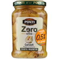 Ponti Zero Olio Artischocken mit Schwarzem Pfeffer und Zitrone 170g