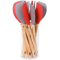 Teigschaber Mixx gross, Buche, mit Farbauswahl