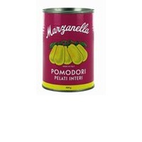 Il Pomodoro Più Buono Marzanella ganze geschälte gelbe Tomaten 400g Dose, Kampanien Italien