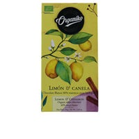 Chocolate Orgánico Weiße Schokolade mit Zitrone und Zimt 70g Tafel, Spanien