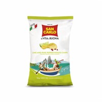 la VITA e BUONA Chips mit Limetten und rosa Pfeffer | Capri - 150g