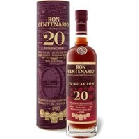 Ron Centenario Fundación Rum 20 Jahre mit Geschenkbox 40% Vol