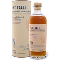 The Arran Single Malt Scotch Whisky 10 Jahre mit Geschenkbox 46% Vol