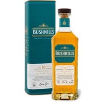BUSHMILLS Single Malt Irish Whiskey 10 Jahre mit Geschenkbox 40% Vol