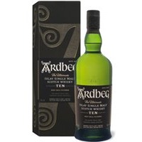 Ardbeg Islay Single Malt Scotch Whisky 10 Jahre mit Geschenkbox 46% Vol