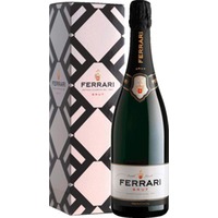 Ferrari Brut   Trento DOC, im Geschenkkarton, Metodo Classico