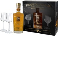 Caffo Sgnape dal Fogolâr Stravecchia 18 - 0,70 Ltr. in Geschenkpackung mit 2 Gläsern