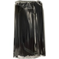 Trinkhalm Papier Kraft schwarzØ 6 mm, 26 cm 100 Stück