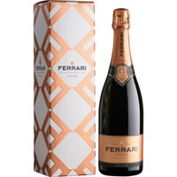 Ferrari Rosé Brut   Trento DOC, im Geschenkkarton