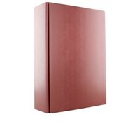 Weinpräsentkarton für 3 Flaschen Bordeauxrot