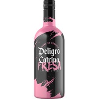 Licor Crema Tequila Peligro Catrina Fresa 70Cl