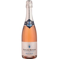 François Montand Vin Mousseux de Qualité Methode Traditionnelle Brut Rosé 0,75 ℓ
