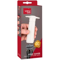 Vakuumpumpe Weiß mit 2 Weinverschlüsse Vacu Vin