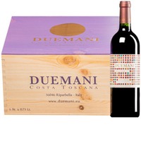 "DUEMANI" Cabernet Franc Costa Toscana IGP (BIO)  Original-Holzkiste