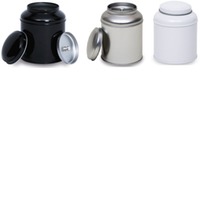 Dose "Dome", 100 g, rund, versch. Farben