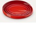 Löffelablage oval kirschrot 