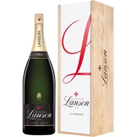 Jéroboam - Champagner Lanson - Le Black Création - Holzkiste