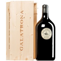 "Galatrona" Merlot Val d'Arno di Sopra DOC (BIO) Doppel-MAGNUM Original-Holzkiste