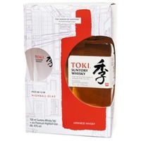 Toki Blended Japanese Whisky + Glas