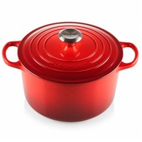 Bräter Signature rund hoch 24 cm kirschrot