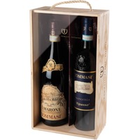 Holzkiste Tommasi mit Amarone und Valpolicella Ripasso