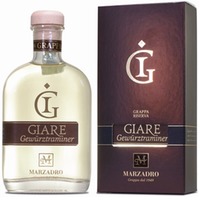 Grappa Giare Gewürztraminer 20cl 41% / Marzadro