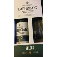 Laphroaig Select Single Malt Whisky Set mit Glas