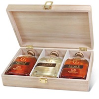 Marzadro Grappa Giare Collection 3 x 0,2 l in exklusiver Holzkiste