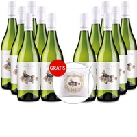 12er Weinpaket The Fishwives Club Sauvignon Blanc + Dekokissen gratis