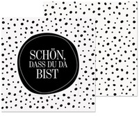 Serviette - Schön dass Du da bist - 20 Stk